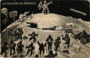 Entdeckung des Nordpols / Discovery of the North Pole, ice bears, humour (EB)