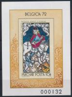 1972 Belgica vágott blokk (5.000)