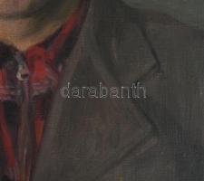 Krizsánné Csikós Antónia (1887-1987): Tóth Sándor nagybányai faszobrász portréja, 1940. Olaj, vászon...