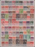 Indiai feudális állam Travancore, Travancore-Cochin 128 db klf bélyeg kétoldalas A4-es berakólapon