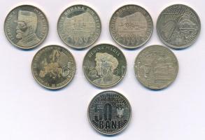 Románia 2015-2019. 50b forgalmi emlékpénz (8db, 7xklf) T:AU,XF
Romania 2015-2019. 50 Bani circulati...