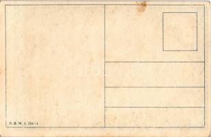 Lady with flowers. B.K.W.I. 134-1. s: August Patek (fl)