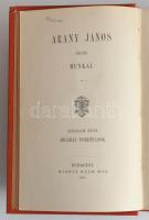 Arany János összes munkái 2-8 kötet. Bp., 1883-1885, Ráth Mór. Kiadói aranyozott, festett egészvászo...