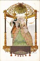 1914 Couple in love. Josef Gerstmayer Wien XIV. s: August Patek