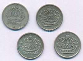 Svédország 1950-1956. 25ö Ag (4xklf) T:VF
Sweden 1950-1956. 25 Öre Ag (4xdiff) C:VF
Krause KM#816,...