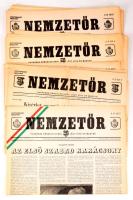 1990-1993 Vegyes Nemzetőr újság tétel, 9 db