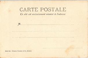 Art Nouveau lady art postcard. Clément, Tournier &amp; Co. Série 950. s: Mary Golay (fl)