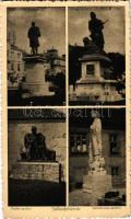 1940 Székesfehérvár, Vörösmarty, 69-es, Vattai és Kálmáncsai szobor (EK)