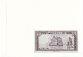 Libanon 1986. 10L felbélyegzett borítékban, bélyegzéssel T:UNC
Lebanon 1986. 10 Livres in envelope ...
