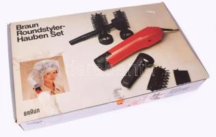 Braun hajszárító hajsütő készlet, szép állapotban