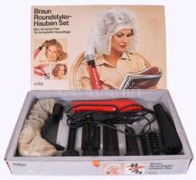 Braun hajszárító hajsütő készlet, szép állapotban