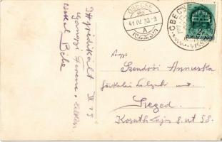 1941 Óbecse, Stari Becej; Eucharisztikus kongresszus 1937, templom / church. photo + "1941 ÓBEC...