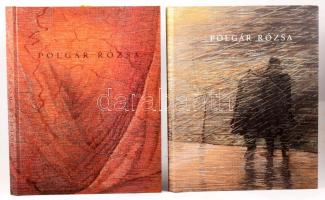 Polgár Rózsa 2 dedikált katalógusa: Szövött kárpitok. / Woven Tapestry. 2001.; 2011. Mindkét kötet a művész, Polgár Rózsa (1936-2014) Kossuth-díjas textilművész, gobelinművész által dedikált! [Bp.], 2001-2011, magánkiadás. Színes fotókkal illusztrálva. Magyar és angol nyelven. Kiadói kartonált papírkötés.