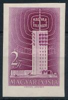 1958 Televízió (I.) vágott bélyeg