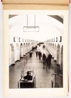 Orosz metrót bemutató fotóalbum, 22 db fotóval, 18×23 cm