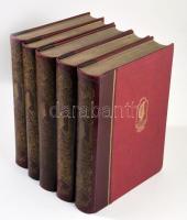 Magyarország történelme, földje, népe, élete, gazdasága, irodalma, művészete Vereckétől napjainkig. I-V. kötet. I. köt.: Történelem. II. köt.: Állami és gazdasági élet. III. köt.: A magyar föld. IV. köt.: Tudomány, irodalom, egyházi élet. V. köt.: Művészet, sport, statisztika. Bp., (1929), Franklin. Rendkívül gazdag, részben színes képanyaggal, kihajtható térképekkel illusztrálva. Az első kötet elején megtalálható Horthy Miklós portréja és ajánlása. Kiadói aranyozott félbőr-kötésekben, a borítókon kis kopásnyomokkal.
