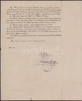 1905 Arad, Hőnig Frigyes aradi harangöntő gyáros és a szentesi evangélikus egyházközség közötti szer...