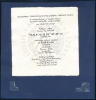 Aknay János (1949-2026 ): Cím nélkül, computer print, merített papír, jelzett, sorszámozott 146/200....