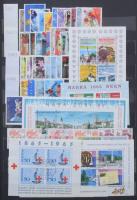 Svájc, Ukrajna összeállítás A4-es berakóban, sok sorral, jobb értékekkel, javarészt pecsételt anyag ...