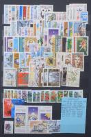 Svájc, Ukrajna összeállítás A4-es berakóban, sok sorral, jobb értékekkel, javarészt pecsételt anyag ...