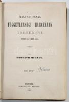 Horváth Mihály: Magyarország függetlenségi harczának története 1848 és 1849-ben. I-III. kötet. Genfb...