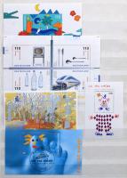 NSZK gyűjtemény 2 db berakóban, jobb értékekkel, blokkok is (Mi EUR ca. 2.100,-)