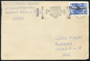 Kolozsvári Sándor (1956-2012): későbbi szobrászművész autográf levele Gádor Magdának melybem mint tz...