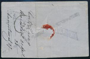 1868 Ajánlott levél 15kr bérmentesítéssel, "BRASSÓ" - "PEST"