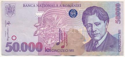 Románia 1996. 50.000L "002C1785305" T:F Romania 1996. 50.000 Lei "002C1785305" C:F Krause 109.