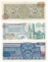 Mexikó 1977. 10P + 1981. 50P + 1972. 100P T:UNC-AU
Mexico 1977. 10 Pesos + 1981. 50 Pesos + 1972. 1...