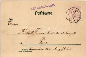 1899 'An Asche es mir nicht gebricht...' / cigarette and cigar art postcard. litho (EK)