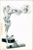 Cigar art postcard. Wezel &amp; Naumann, Serie 196. (EK)