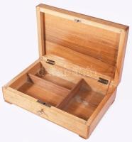 Intarziás fa cigarettatartó doboz, 15x23 cm