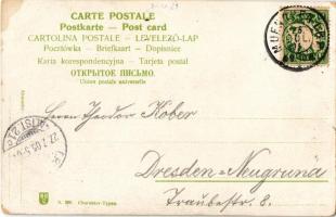 1905 Prost Gsuffa!! Charakter-Typen S. 280. / man with beer mug and cigarette (EM)