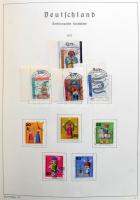 NSZK pecsételt gyűjtemény 1955-1989 Leuchtturm albumban