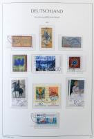 NSZK pecsételt gyűjtemény 1955-1989 Leuchtturm albumban