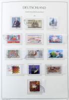 NSZK pecsételt gyűjtemény 1955-1989 Leuchtturm albumban