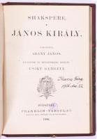 Shakspere kolligátum, Magyar Könyvtáras és Olcsó Könyvtáras kiadásokból: 
A Szent-Iván-éji álom. Ví...