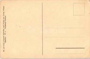 Ottilie Zwink playing Virgin Mary in the Oberammergau Passion Play 1910 (szakadás / tear)