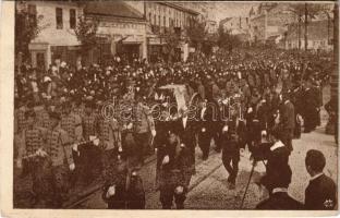 Funeral procession of King Alexander I of Serbia (vágott / cut)