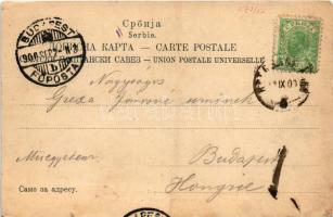 1900 Les fetes du mariage de Sa Majeste de Roi de Serbie 23/7-5/8. 1900. / The wedding celebrations ...