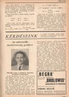 [Folyóirat] Rádió Technika. Műszaki folyóirat. Szerkesztik Jovitza György és Molnár János. VIII. évf...