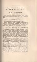 Flaubert, Gustave: Madame Bovary. Moeurs de province.
Paris, 1921. Librairie Louis Conard (L'I...