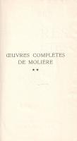 Moliere [Poquelin, Jean-Baptiste]: 
Oeuvres completes. Texte établi et annoté par Maurice Rat. Volu...