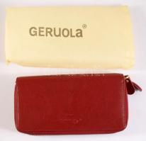 Geruola Classic női bőr pénztárca, jó állapotban, 10x19 cm