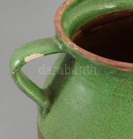 Fazék. Alföld, cca 1900, felületi sérüléssel, m: 25,5 cm