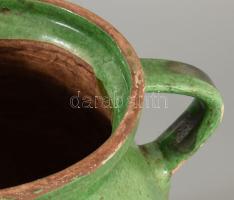 Fazék. Alföld, cca 1900, felületi sérüléssel, m: 25,5 cm