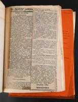 ca 1860-1914 Lechner Gyula (1841-1914) festőművész kézirat és okmány hagyatéka. Néhány kézirat, sok ...