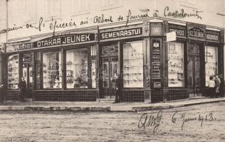 Castolovice the shop of Otakar and A.J. Jelínek