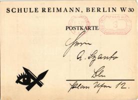1927 25 Jahre Schule Reimann Ausstellung, Kunst-Gewerbe-Museum, 1-14. April 1927. / exhibition adver...